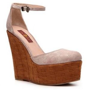 7 For All Mankind Yolanda Mauve White Brush Off